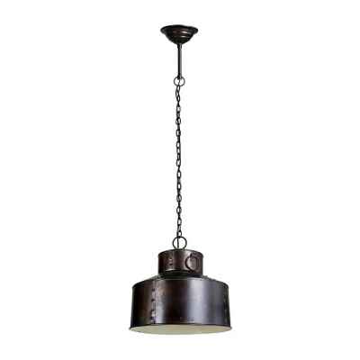 industrial lamp shade  Rustic brown