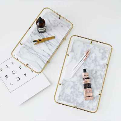 Marble&Metal Tray
