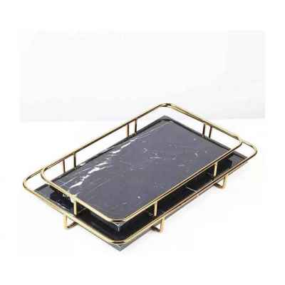 MARBLE&METAL TRAY