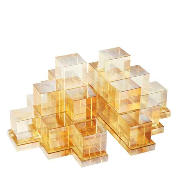Crystal Cube Bookend