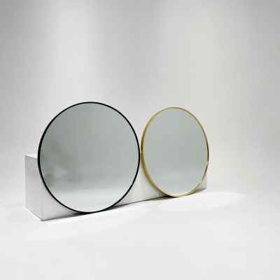 Round Alu Mirror