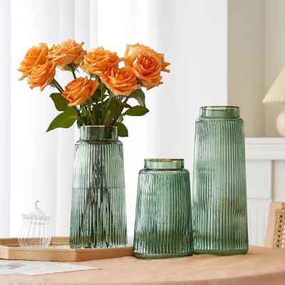 Glass Vase - Green