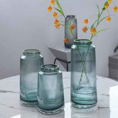 Glass Vase - Blue