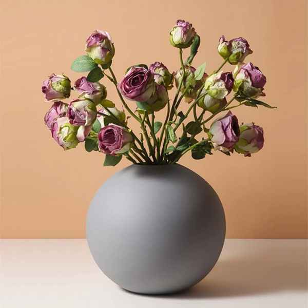 Ceramic Vase - Grey