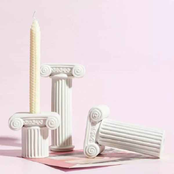 Ceramic Candle - White