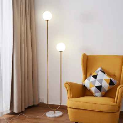 2 Globes Floor Lamp