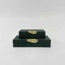 Leather Box Set Of 2