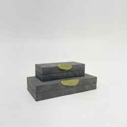 Leather Box Set Of 2