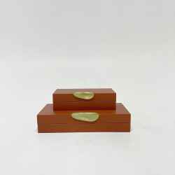 Leather Box Set Of 2