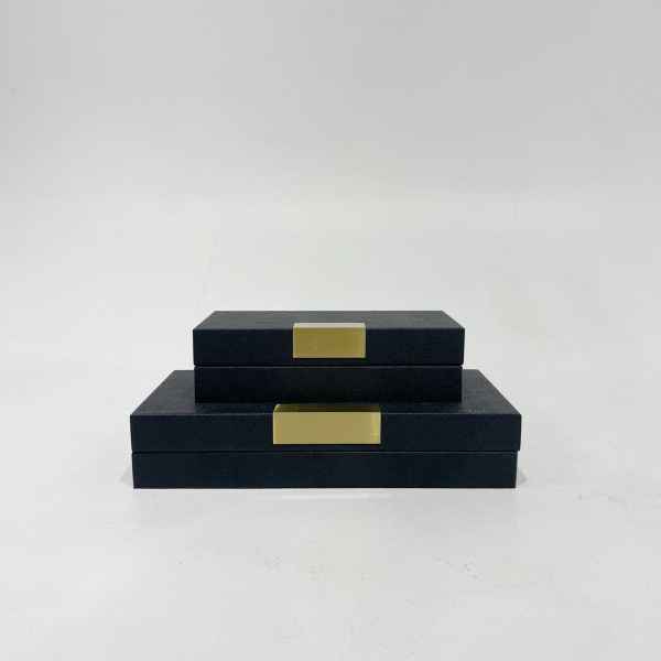 Leather Box Set Of 2