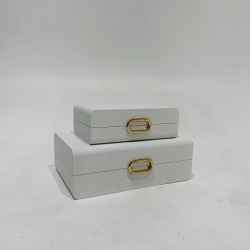 Leather Box Set Of 2