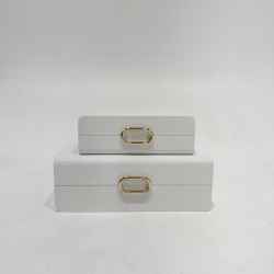 Leather Box Set Of 2