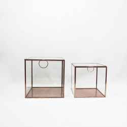 Storage glass box COPPER