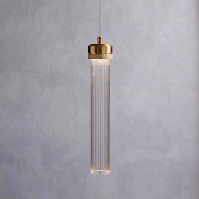 Glass & Iron Pendant Lamp
