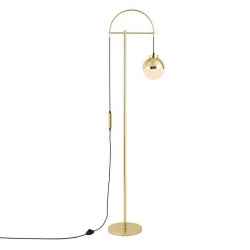 Metal Floor Lamp-Shiny Gold