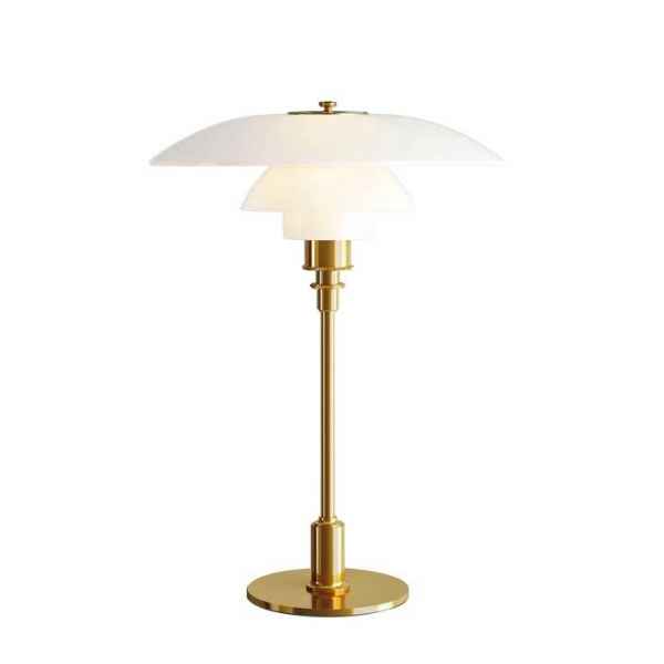 Glass & Metal Table Lamp