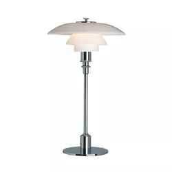 Glass & Metal Table Lamp