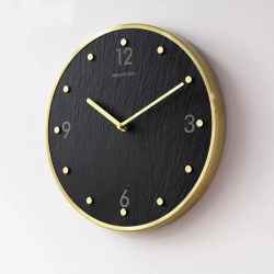 Slate & Metal Wall Clock