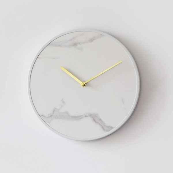 Slate & Metal Wall Clock