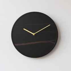 SLATE & METAL WALL CLOCK