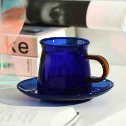 Glass Coffee Cup Set