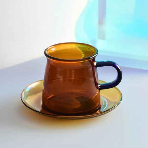 Glass Coffee Cup Set