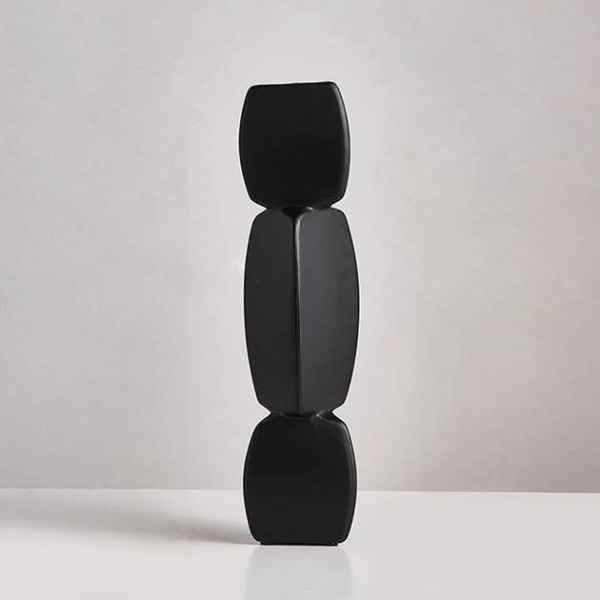 Ceramic Vase - Black