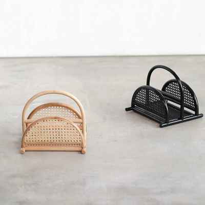 Rattan Magazine Rack