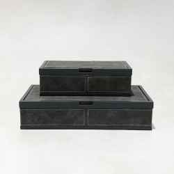 Leather Box Set Of 2