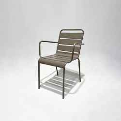 Antirust Metal Outdoor Armchair