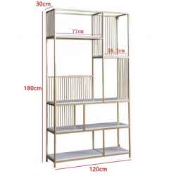 Iron&MDF Shelves H180-Gold