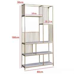 Iron&MDF Shelves H180-Gold