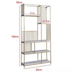 Iron&MDF Shelves H180-Gold