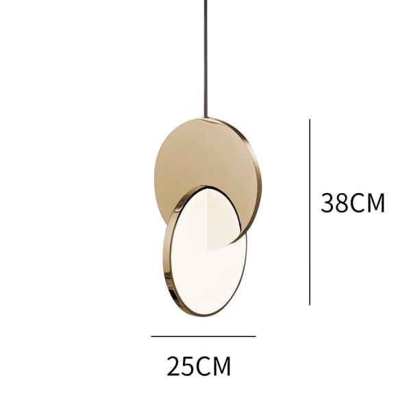 Glass & Metal Pendant Lamp