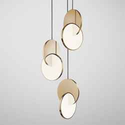 Glass & Metal Pendant Lamp