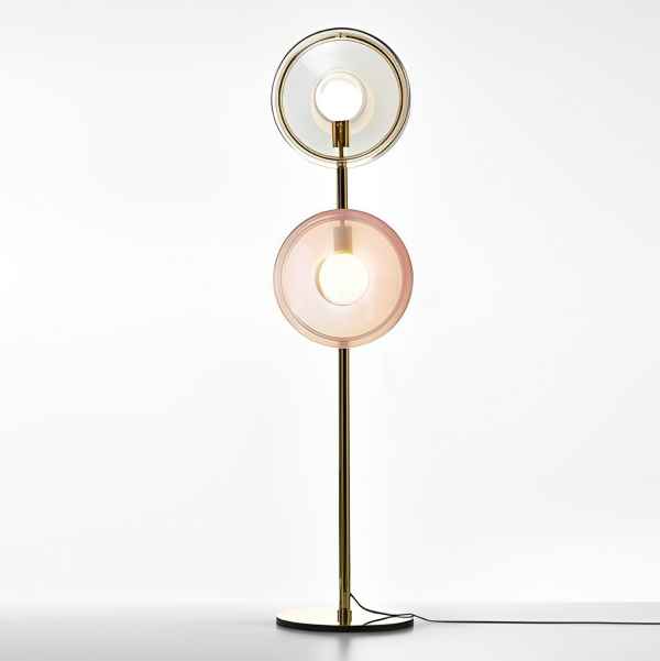 Glass Floor Lamp