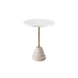 White Marble Top & Base
