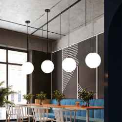 Glass Ball Pendant Lamp