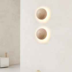 Travertine Wall Lamp