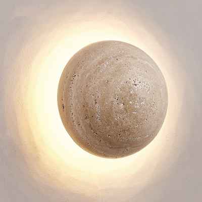 Travertine Wall Lamp