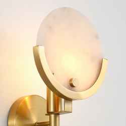 Copper & Marble Wall Lamp