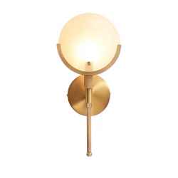 Copper & Marble Wall Lamp