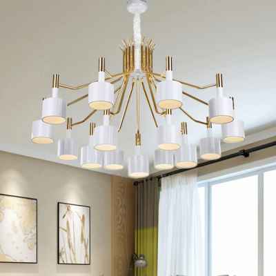 12 Heads Iron Chandelier