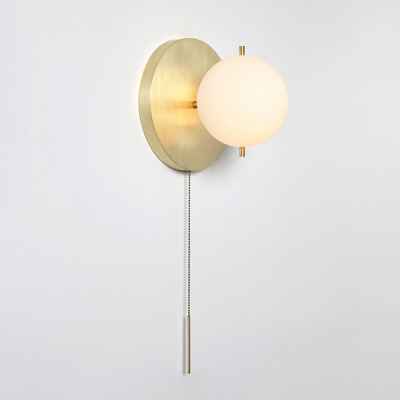 Metal & Glass Wall Lamp