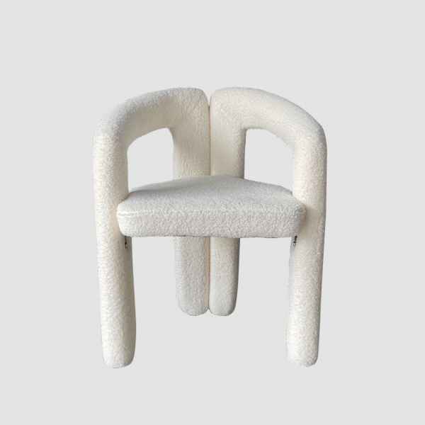 Lamb velvet chair
