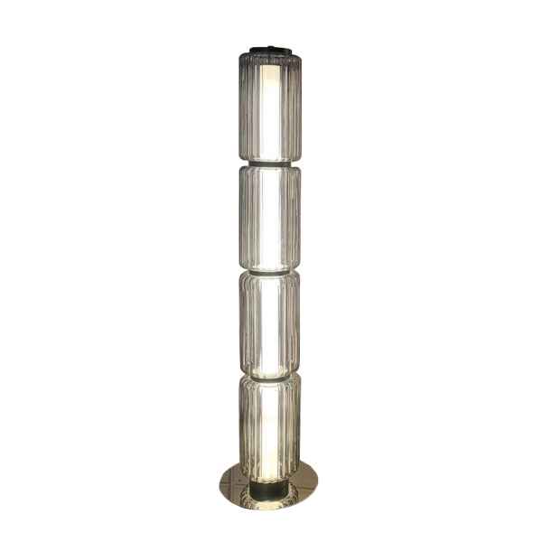 Glass & Iron Floor Lamp Glass & Iron Floor Lamp
