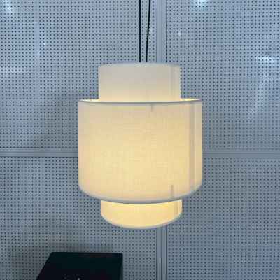 Iron & Fabric Pendant Lamp