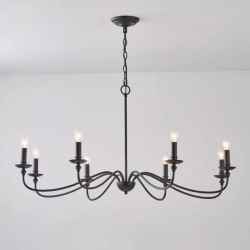 8Heads Iron Chandelier