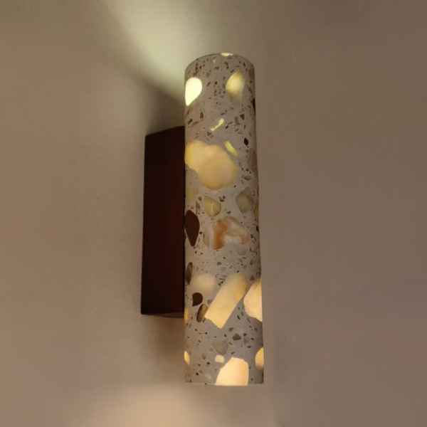 Translucent Terrazzo Wall Lamp