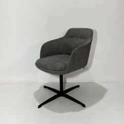 Adjustable Linen Armchair